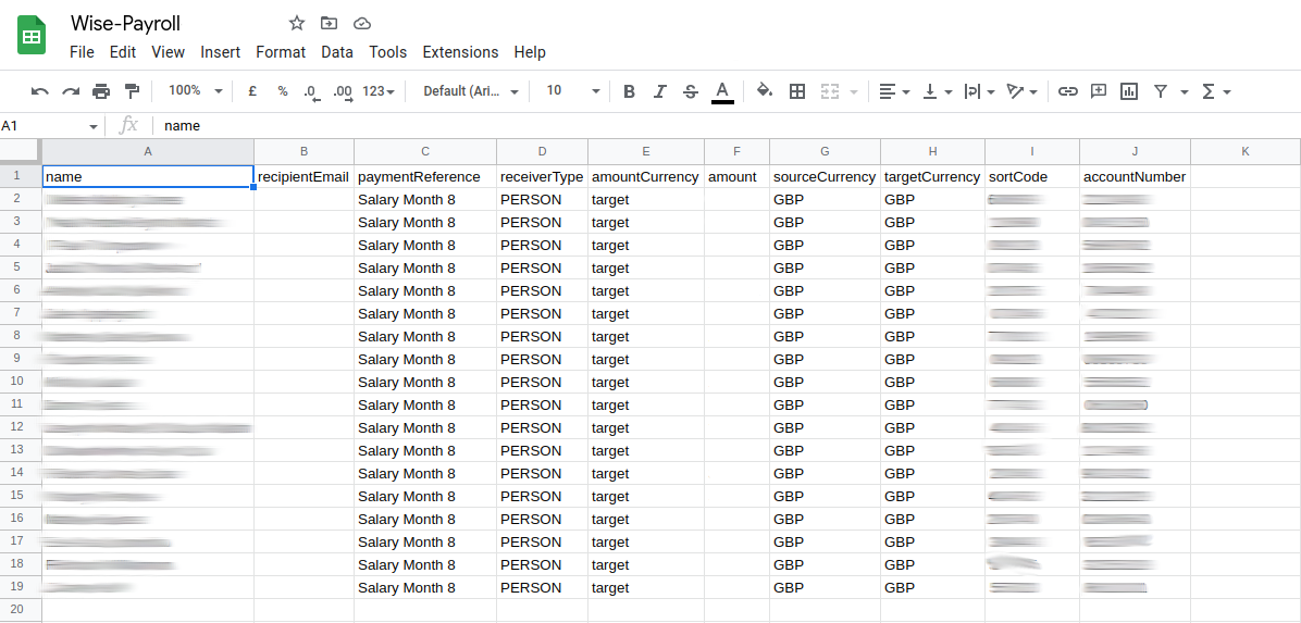 Automating Payroll payments with Wise and Starling