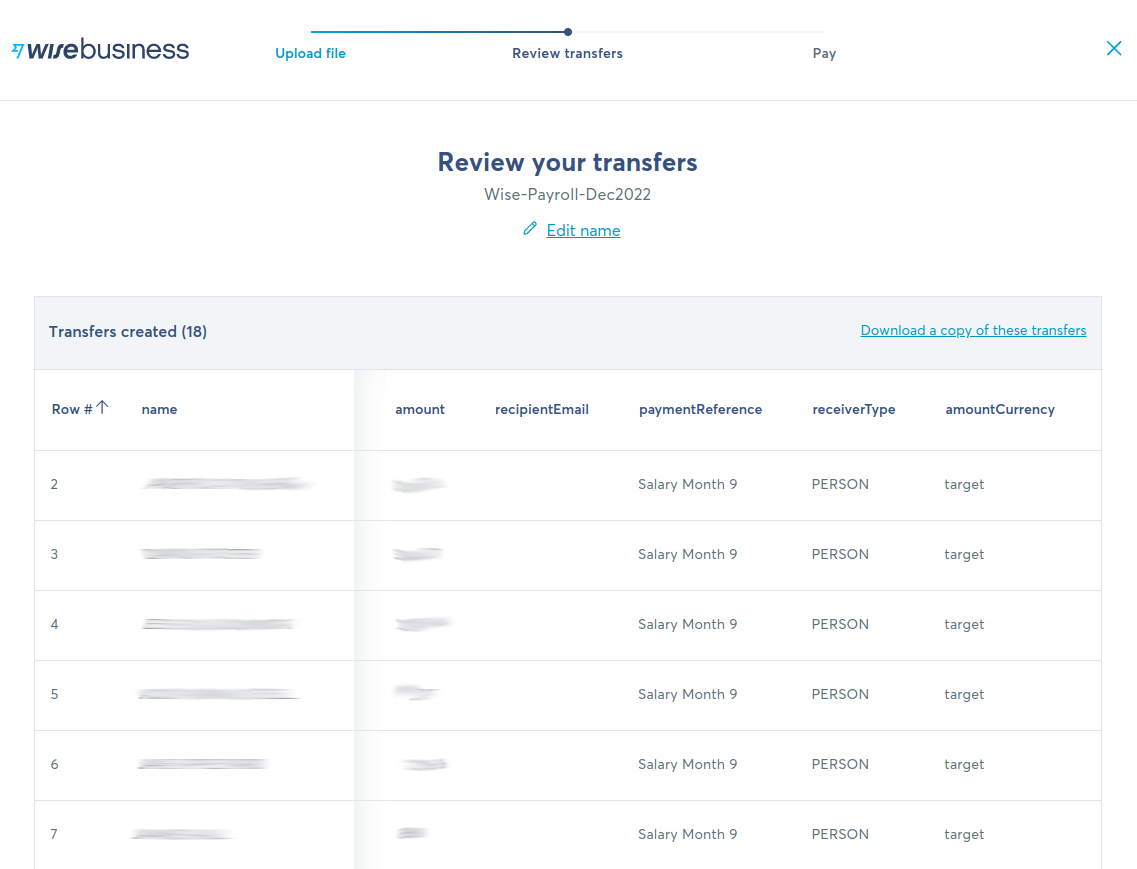 Automating Payroll payments with Wise and Starling